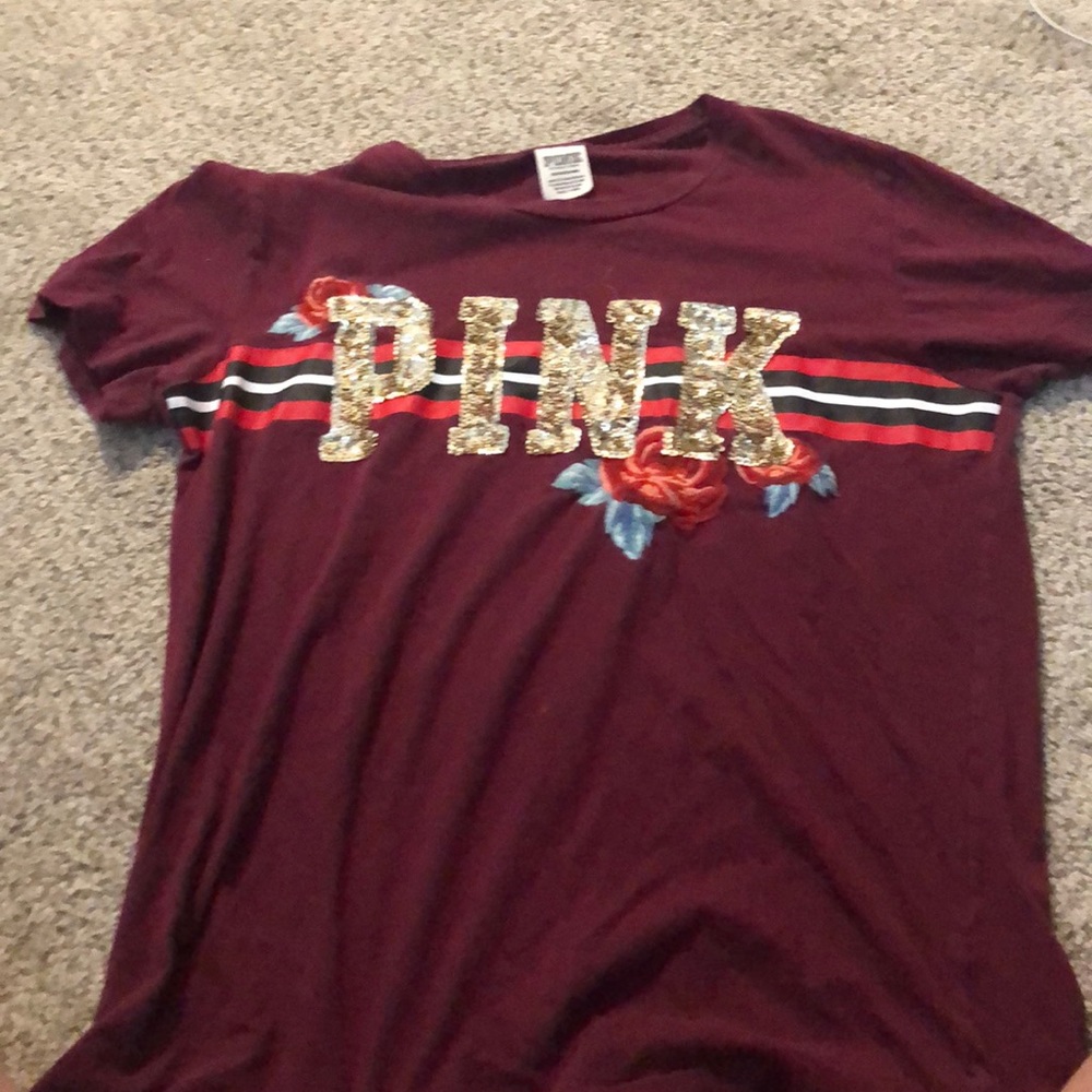 victoria’s secret pink tee shirt